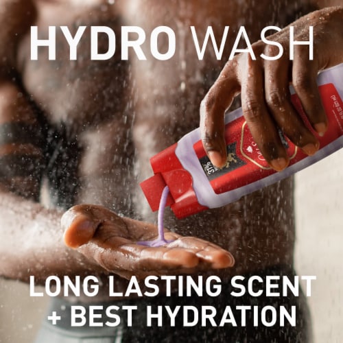 Old Spice Hydrowash Body Wash Smoother Swagger Perspective: right