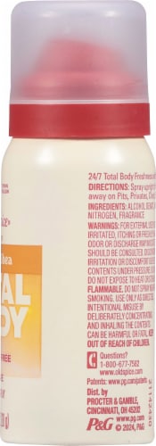 Old Spice® Men's Total Body Deodorant Spray Shea Nut + Vanilla Aluminum Free & Sensitive Perspective: right