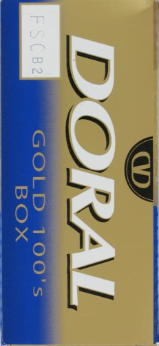 Doral Gold 100s Box Perspective: right