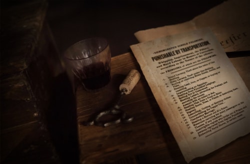 19 Crimes Cabernet Sauvignon Red Wine Perspective: right