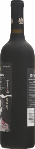 19 Crimes The Banished Dark Red Wine Perspective: right