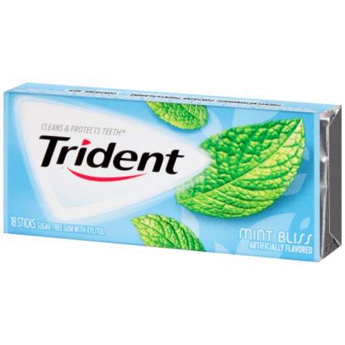 Trident Mint Bliss Gum Perspective: right