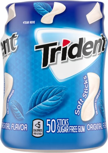 Trident Unwrapped Original Flavor Sugar Free Gum Perspective: right