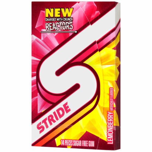 Stride Lemonberry Gum Perspective: right