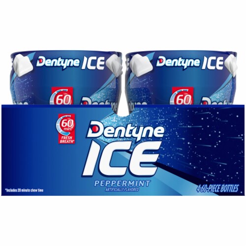 Dentyne Ice Peppermint Sugar Free Gum Perspective: right