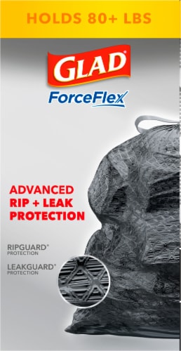 Glad Dual Defense Large Trash Bags Perspective: right