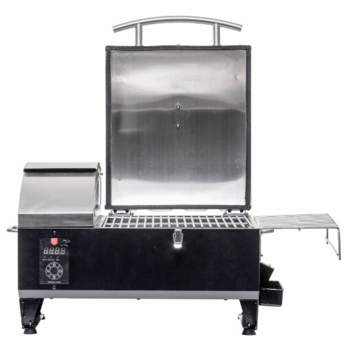 USG295SS SS Tabletop Wood Pellet Grill Perspective: right