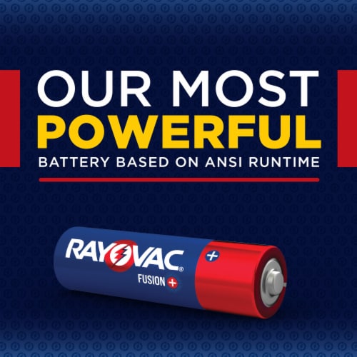Rayovac Fusion Alkaline AA Batteries - 6 Pack Perspective: right