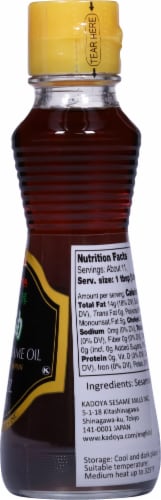 Kadoya Pure Sesame Oil Perspective: right