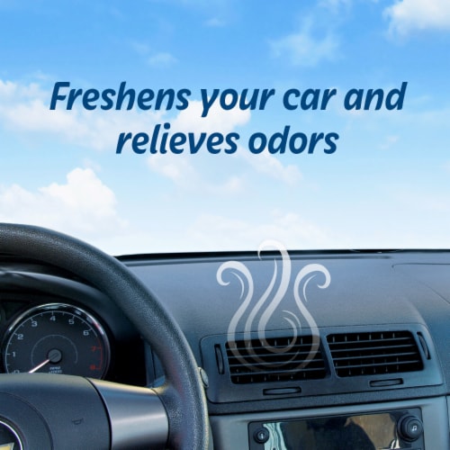 Refresh Your Car!® Fresh Linen Scent Odor Eliminating Vent Clips Perspective: right