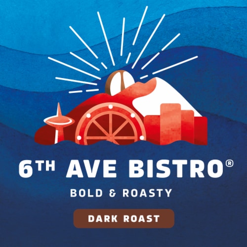 Seattle's Best Coffee™ 6th Avenue Bistro Dark Roast Ground Coffee Perspective: right