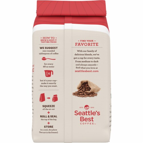 Seattle's Best Coffee™ Post Alley Blend Dark Roast Whole Bean Coffee Perspective: right