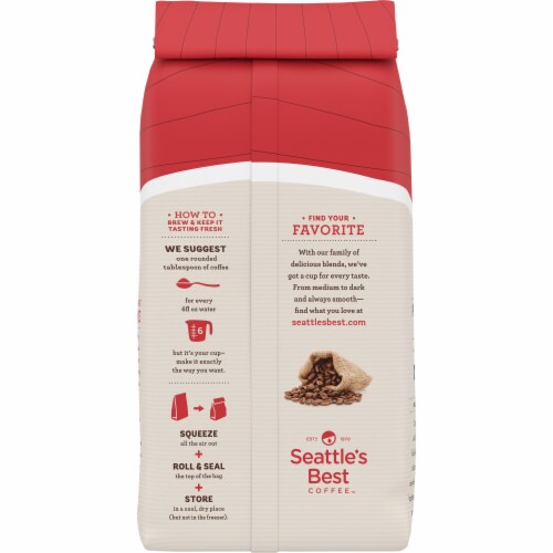 Seattle's Best Coffee™ Portside Blend Medium Roast Whole Bean Coffee Perspective: right