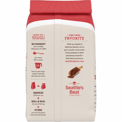 Seattle's Best Coffee™ Very Vanilla Flavored Medium Roast Ground Coffee Perspective: right