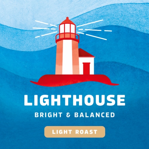 Seattle’s Best Coffee Lighthouse Light Roast Ground Coffee Perspective: right