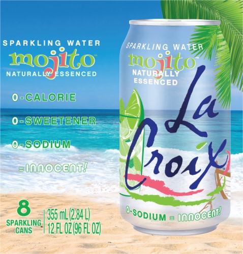 LaCroix® Mojito™ Flavored Sparkling Water Cans Perspective: right