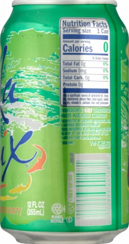 LaCroix® Key Lime Flavored Sparkling Water Can Perspective: right