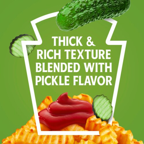 Heinz Pickle Flavored Ketchup Perspective: right