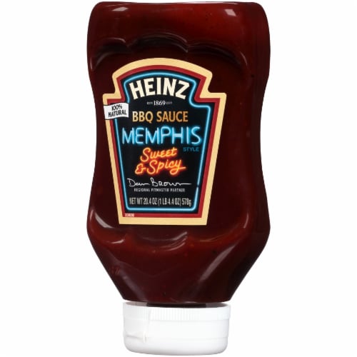 Heinz Memphis Style Sweet & Spicy BBQ Sauce Perspective: right