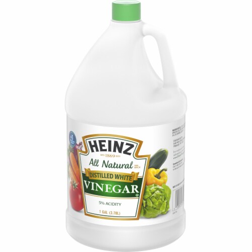 Heinz All Natural Distilled White Vinegar with 5% Acidity Perspective: right