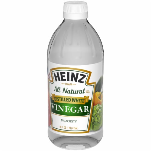 Heinz All Natural Distilled White Vinegar with 5% Acidity, Bottle Perspective: right