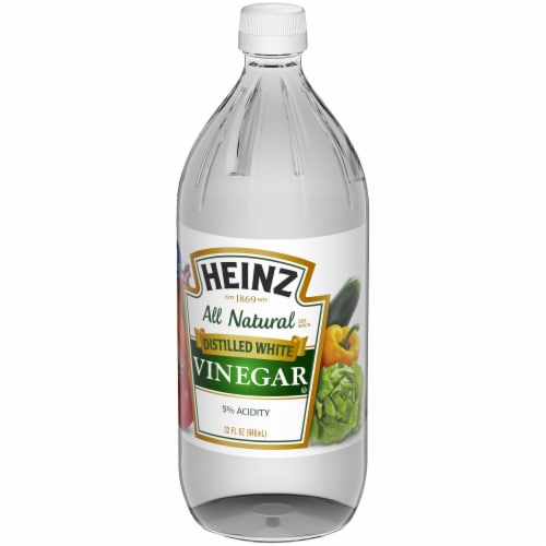 Heinz All Natural Distilled White Vinegar with 5% Acidity Perspective: right