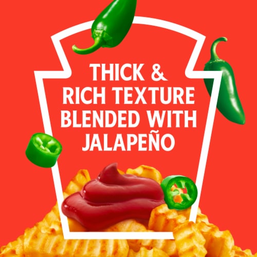 Heinz Hot Jalapeno Spicy Tomato Ketchup Perspective: right