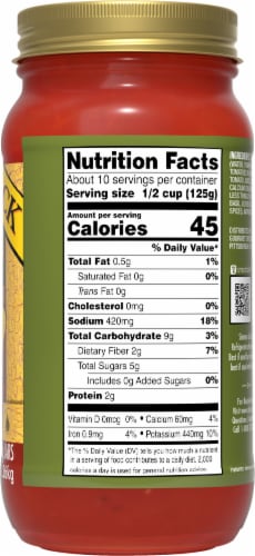 Classico® Tomato & Basil Pasta Sauce Perspective: right