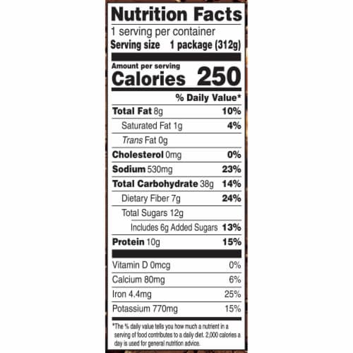 Fat Rabbit Orange Cauliflower Renegade Frozen Meal Perspective: right