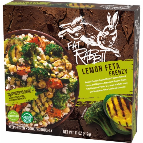 Fat Rabbit Lemon Feta Frenzy Frozen Meal Perspective: right