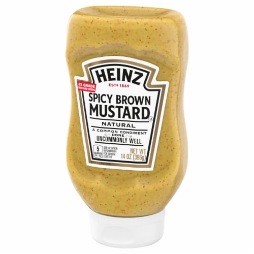 Heinz Spicy Brown Mustard Perspective: right