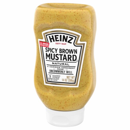 Heinz Spicy Brown Mustard Perspective: right