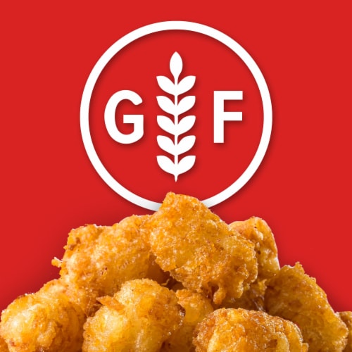 Ore-Ida Golden Tater Tots Seasoned Shredded Frozen Potatoes Perspective: right