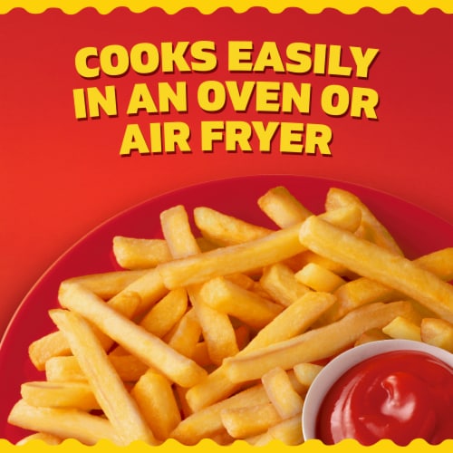 Ore-Ida Crispy Straight-Cut Fries, French Fried Potatoes, Value Size, Bag Perspective: right