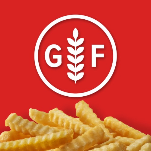 Ore-Ida Golden Crinkles French Fries Fried Frozen Potatoes Perspective: right