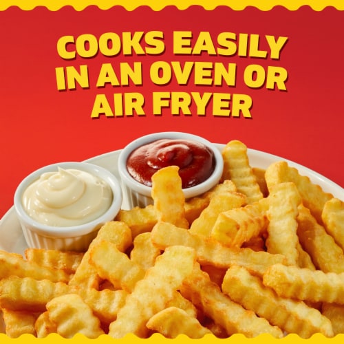 Ore-Ida Extra Crispy Crinkles French Fried Potatoes, Bag Perspective: right