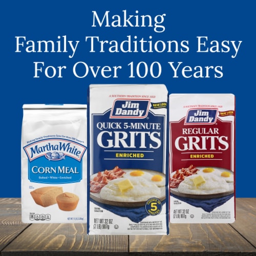 Jim Dandy Quick Grits, 5 lb Bag (80 oz) Perspective: right