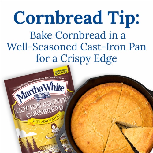 Martha White Cotton Country Buttermilk Cornbread Mix Perspective: right