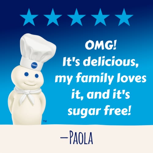 Pillsbury Zero Sugar Chocolate Fudge Flavored Brownie Mix Perspective: right