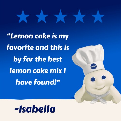 Pillsbury Moist Supreme Premium Lemon Cake Mix Perspective: right