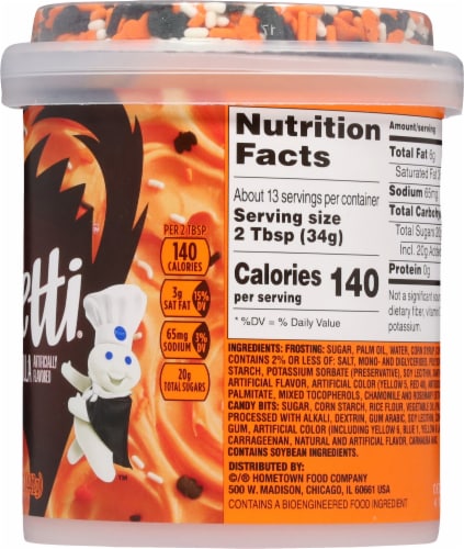 Pillsbury Halloween Funfetti® Frosting Perspective: right