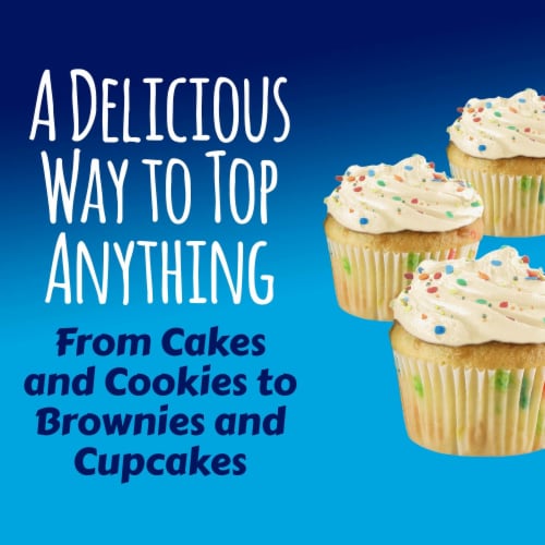 Pillsbury Funfetti Confetti Vanilla Frosting Perspective: right