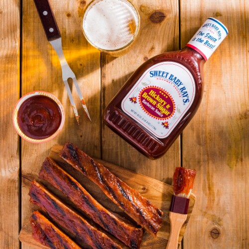 Sweet Baby Ray's Hickory & Brown Sugar Barbecue Sauce Perspective: right