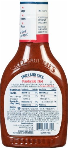 Sweet Baby Ray's Nashville Hot Wing Sauce 16 fl oz Perspective: right