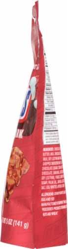 Snickers® Milk Chocolate Bark Christmas Candy Bag Perspective: right