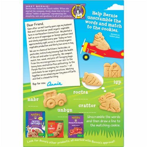 Annie's Organic Animal Cookies Perspective: right