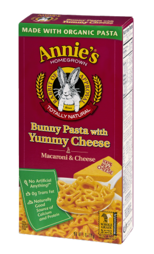 Annie's Organic Bunny Pasta and Cheese Perspective: right
