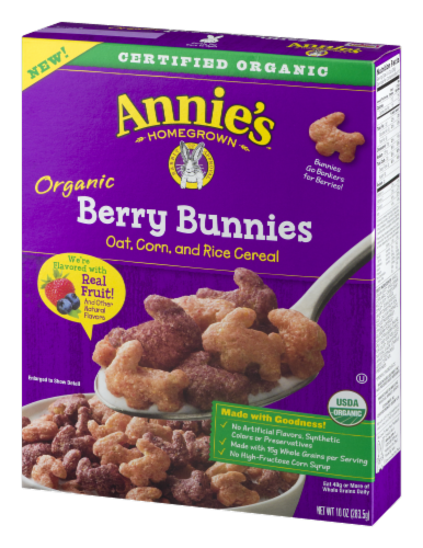 Annie's Organic Berry Bunnies Cereal Perspective: right