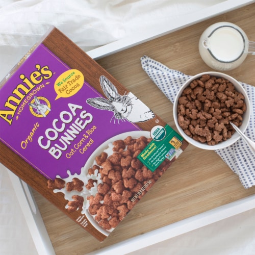 Annie's Organic Cocoa Bunnies Cereal Perspective: right