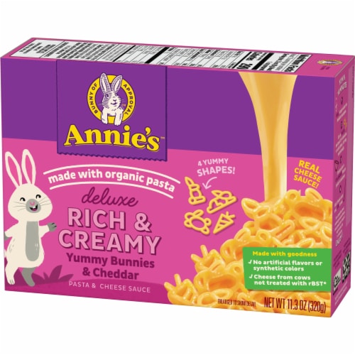 Annie's™ Deluxe Rich & Creamy Yummy Bunnies & Cheddar Mac N Cheese Perspective: right